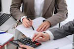 accountant hands