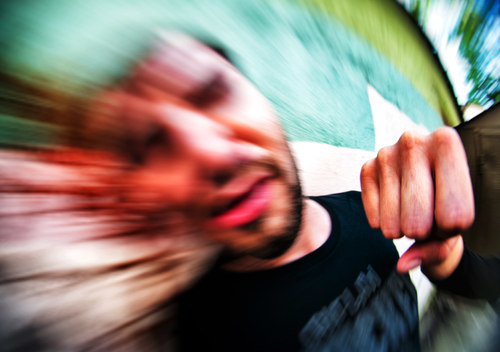 man being punched in the face as an example of what would be 3rd-degree assault in Colorado per CRS 18-3-204