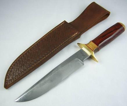 A knife and its sheath, which are legal to openly carry throughout Colorado (unless local rules prohibit it)