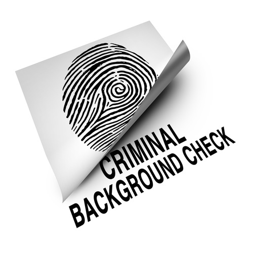 Paper that says "criminal background check," which do not show expunged delinquency cases in Colorado. 