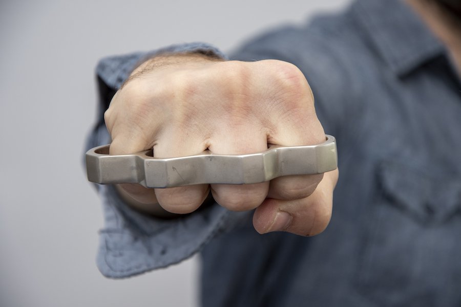 Man wearing brass knuckles in violation of CRS 18-12-102