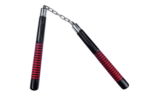 nunchaku against white background