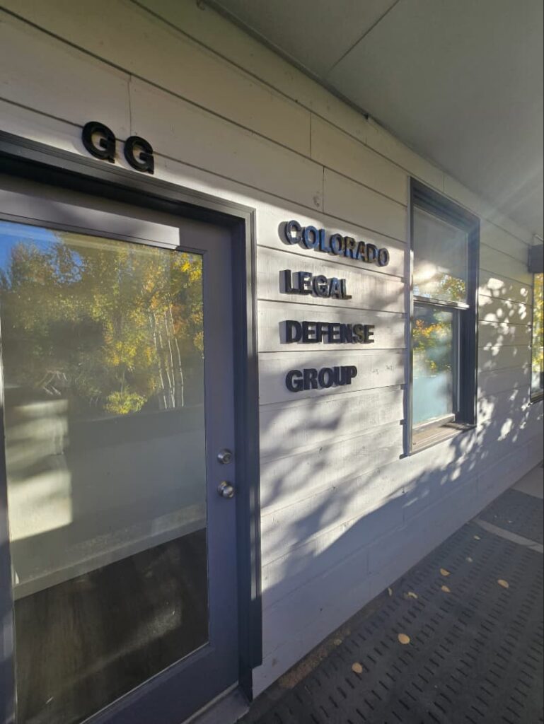 Exterior of Colorado Legal Defense Group office